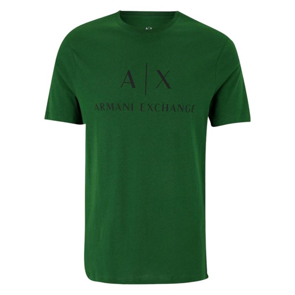 Armani Exchange Mens Logo T-Shirt / Garden Green